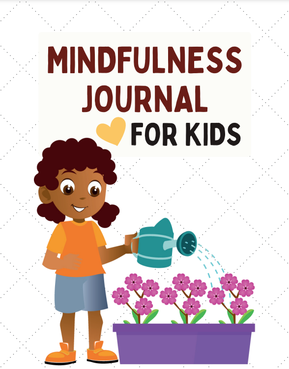 Mindfulness Journal for Kids - Workbook for managing emotions and anxiety, featuring activities, reflections, and gratitude exercises.